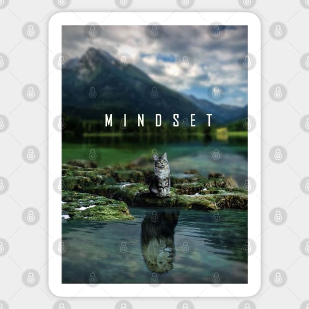 Mindset is everything motivational poster Sticker by FREAC